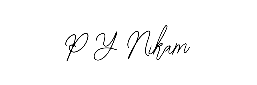 Here are the top 10 professional signature styles for the name P Y Nikam. These are the best autograph styles you can use for your name. P Y Nikam signature style 12 images and pictures png
