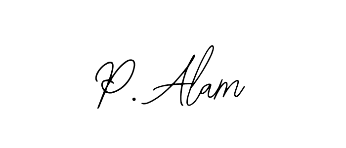 Similarly Bearetta-2O07w is the best handwritten signature design. Signature creator online .You can use it as an online autograph creator for name P. Alam. P. Alam signature style 12 images and pictures png