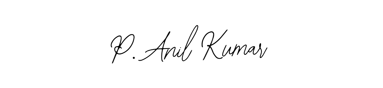 if you are searching for the best signature style for your name P. Anil Kumar. so please give up your signature search. here we have designed multiple signature styles  using Bearetta-2O07w. P. Anil Kumar signature style 12 images and pictures png