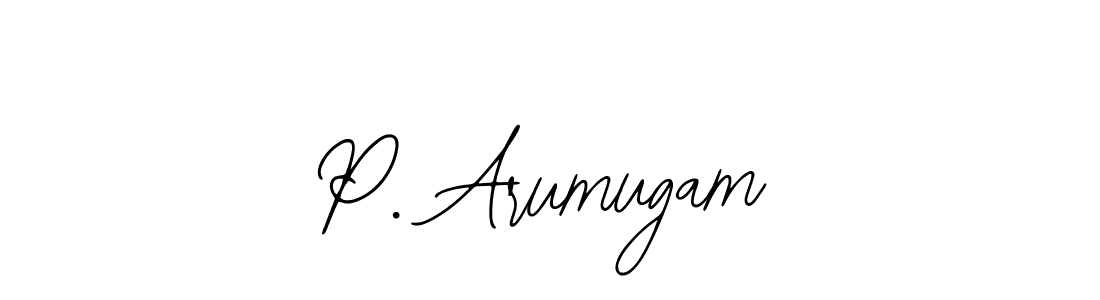 You should practise on your own different ways (Bearetta-2O07w) to write your name (P. Arumugam) in signature. don't let someone else do it for you. P. Arumugam signature style 12 images and pictures png