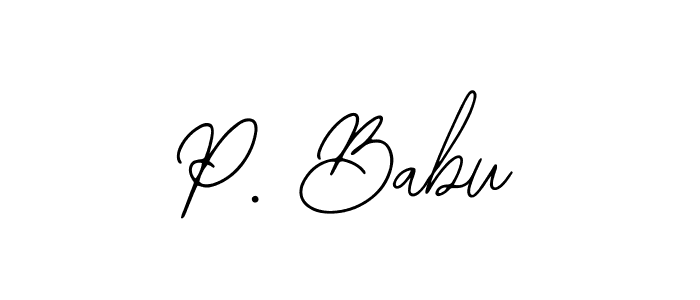 Also You can easily find your signature by using the search form. We will create P. Babu name handwritten signature images for you free of cost using Bearetta-2O07w sign style. P. Babu signature style 12 images and pictures png