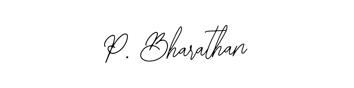 The best way (Bearetta-2O07w) to make a short signature is to pick only two or three words in your name. The name P. Bharathan include a total of six letters. For converting this name. P. Bharathan signature style 12 images and pictures png