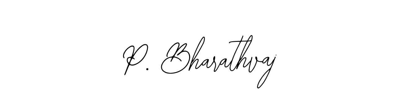 You can use this online signature creator to create a handwritten signature for the name P. Bharathvaj. This is the best online autograph maker. P. Bharathvaj signature style 12 images and pictures png