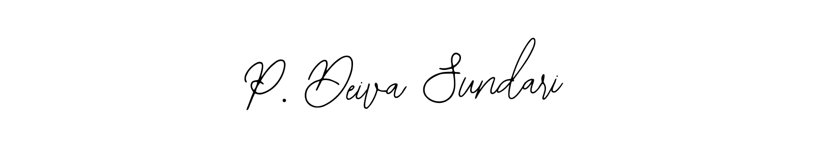 Bearetta-2O07w is a professional signature style that is perfect for those who want to add a touch of class to their signature. It is also a great choice for those who want to make their signature more unique. Get P. Deiva Sundari name to fancy signature for free. P. Deiva Sundari signature style 12 images and pictures png