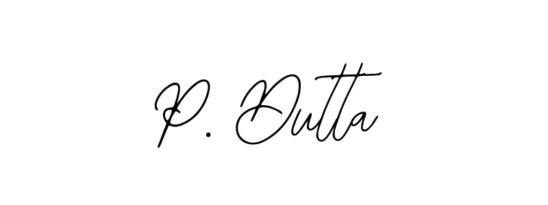 Use a signature maker to create a handwritten signature online. With this signature software, you can design (Bearetta-2O07w) your own signature for name P. Dutta. P. Dutta signature style 12 images and pictures png