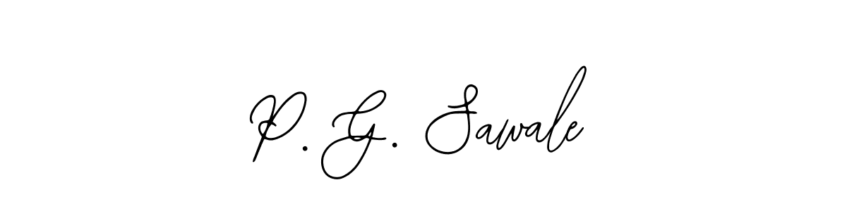 Create a beautiful signature design for name P. G. Sawale. With this signature (Bearetta-2O07w) fonts, you can make a handwritten signature for free. P. G. Sawale signature style 12 images and pictures png