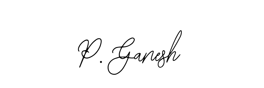 Also You can easily find your signature by using the search form. We will create P. Ganesh name handwritten signature images for you free of cost using Bearetta-2O07w sign style. P. Ganesh signature style 12 images and pictures png