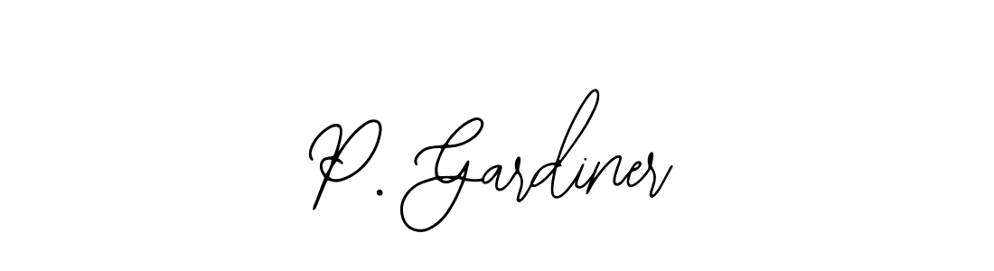 It looks lik you need a new signature style for name P. Gardiner. Design unique handwritten (Bearetta-2O07w) signature with our free signature maker in just a few clicks. P. Gardiner signature style 12 images and pictures png