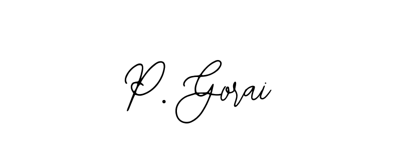 How to Draw P. Gorai signature style? Bearetta-2O07w is a latest design signature styles for name P. Gorai. P. Gorai signature style 12 images and pictures png