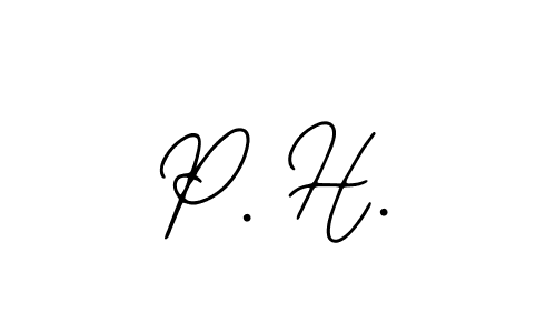 Also we have P. H. name is the best signature style. Create professional handwritten signature collection using Bearetta-2O07w autograph style. P. H. signature style 12 images and pictures png