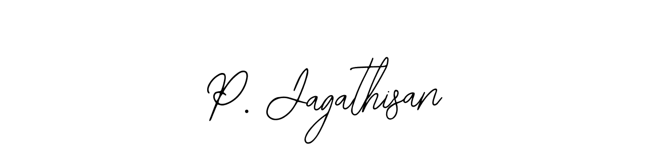 Make a beautiful signature design for name P. Jagathisan. With this signature (Bearetta-2O07w) style, you can create a handwritten signature for free. P. Jagathisan signature style 12 images and pictures png