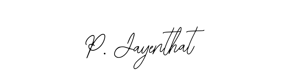 Bearetta-2O07w is a professional signature style that is perfect for those who want to add a touch of class to their signature. It is also a great choice for those who want to make their signature more unique. Get P. Jayenthat name to fancy signature for free. P. Jayenthat signature style 12 images and pictures png