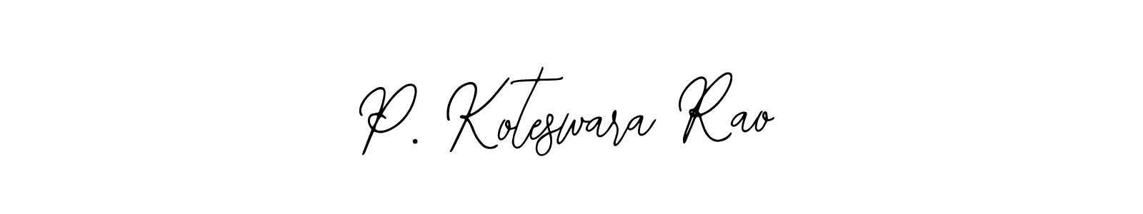 You can use this online signature creator to create a handwritten signature for the name P. Koteswara Rao. This is the best online autograph maker. P. Koteswara Rao signature style 12 images and pictures png