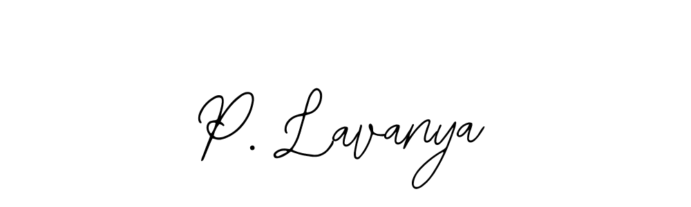 Also You can easily find your signature by using the search form. We will create P. Lavanya name handwritten signature images for you free of cost using Bearetta-2O07w sign style. P. Lavanya signature style 12 images and pictures png