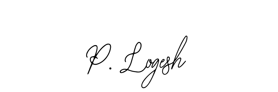 Also You can easily find your signature by using the search form. We will create P. Logesh name handwritten signature images for you free of cost using Bearetta-2O07w sign style. P. Logesh signature style 12 images and pictures png