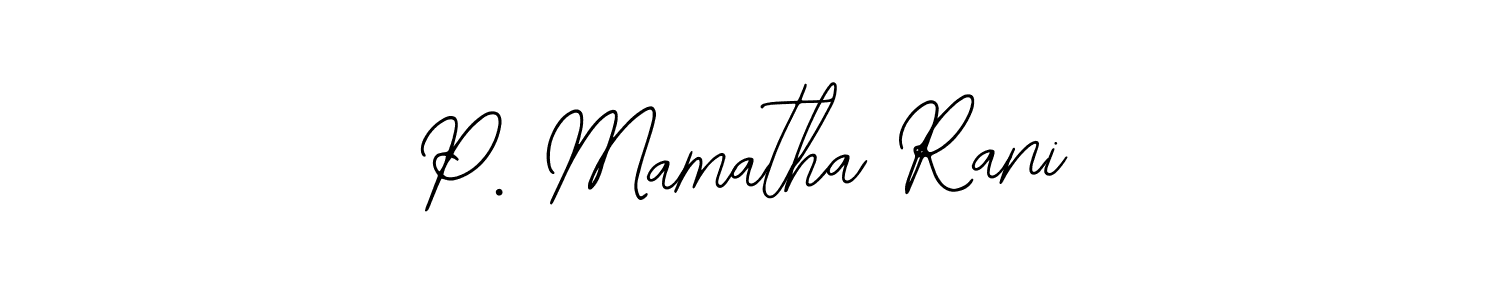 You should practise on your own different ways (Bearetta-2O07w) to write your name (P. Mamatha Rani) in signature. don't let someone else do it for you. P. Mamatha Rani signature style 12 images and pictures png