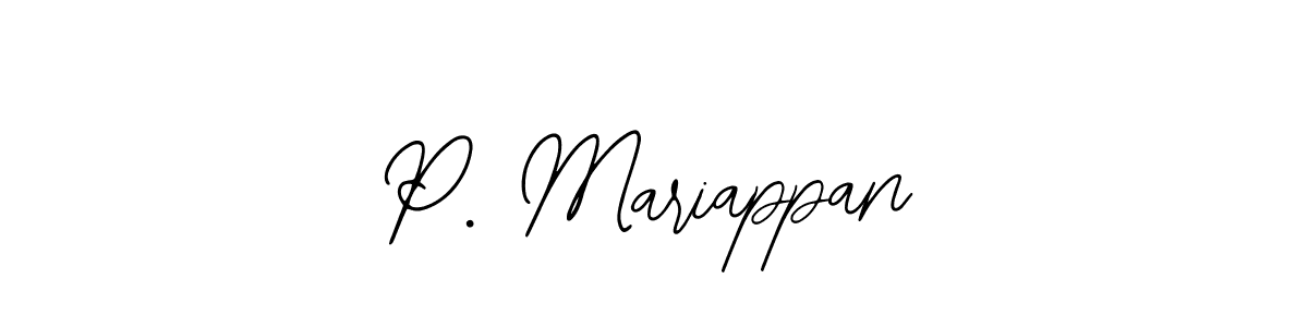 Best and Professional Signature Style for P. Mariappan. Bearetta-2O07w Best Signature Style Collection. P. Mariappan signature style 12 images and pictures png