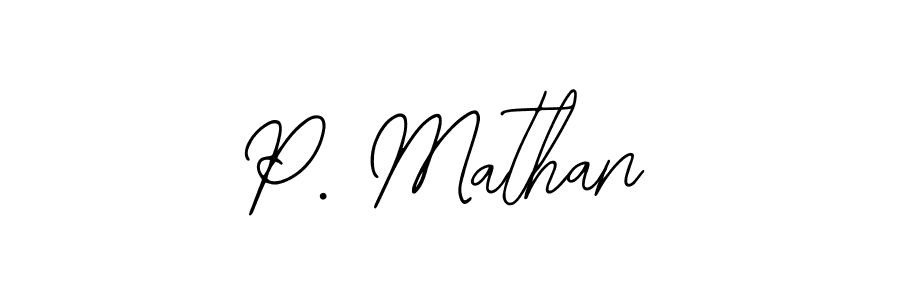 Similarly Bearetta-2O07w is the best handwritten signature design. Signature creator online .You can use it as an online autograph creator for name P. Mathan. P. Mathan signature style 12 images and pictures png