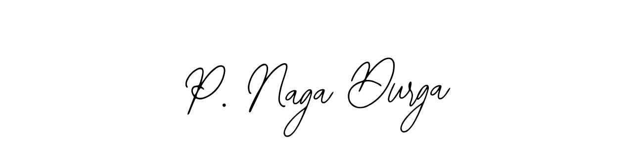 The best way (Bearetta-2O07w) to make a short signature is to pick only two or three words in your name. The name P. Naga Durga include a total of six letters. For converting this name. P. Naga Durga signature style 12 images and pictures png