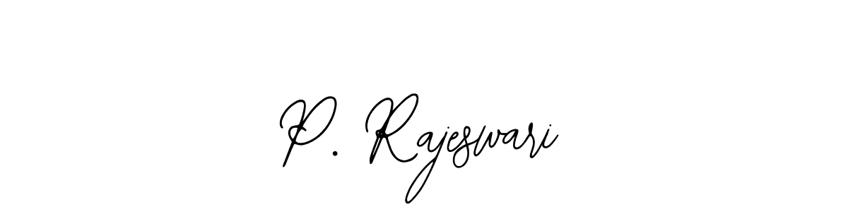 You should practise on your own different ways (Bearetta-2O07w) to write your name (P. Rajeswari) in signature. don't let someone else do it for you. P. Rajeswari signature style 12 images and pictures png