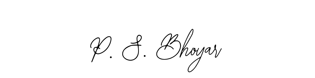 You can use this online signature creator to create a handwritten signature for the name P. S. Bhoyar. This is the best online autograph maker. P. S. Bhoyar signature style 12 images and pictures png