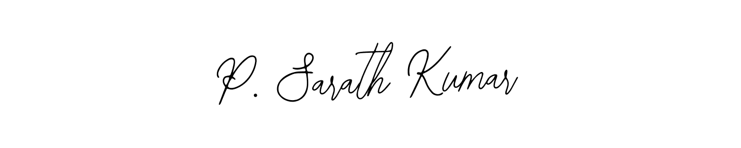 Use a signature maker to create a handwritten signature online. With this signature software, you can design (Bearetta-2O07w) your own signature for name P. Sarath Kumar. P. Sarath Kumar signature style 12 images and pictures png