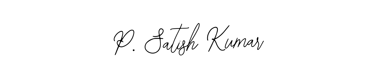 Similarly Bearetta-2O07w is the best handwritten signature design. Signature creator online .You can use it as an online autograph creator for name P. Satish Kumar. P. Satish Kumar signature style 12 images and pictures png