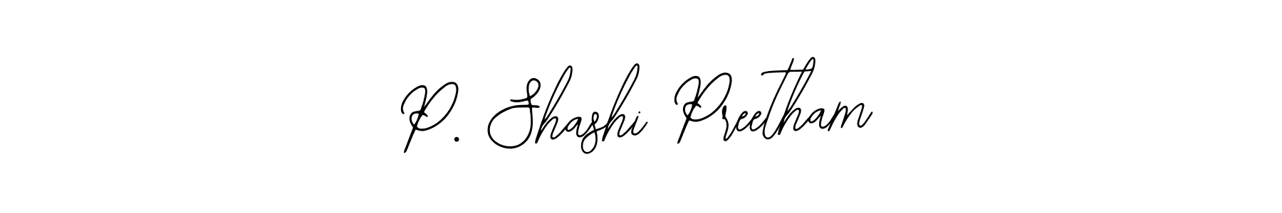 Similarly Bearetta-2O07w is the best handwritten signature design. Signature creator online .You can use it as an online autograph creator for name P. Shashi Preetham. P. Shashi Preetham signature style 12 images and pictures png