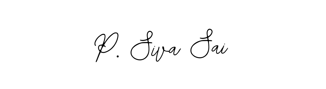 You should practise on your own different ways (Bearetta-2O07w) to write your name (P. Siva Sai) in signature. don't let someone else do it for you. P. Siva Sai signature style 12 images and pictures png