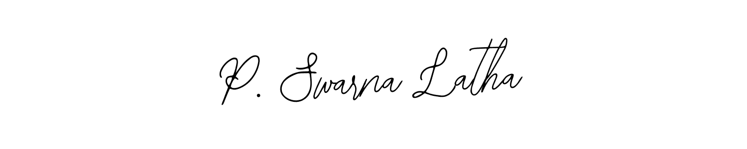 Make a short P. Swarna Latha signature style. Manage your documents anywhere anytime using Bearetta-2O07w. Create and add eSignatures, submit forms, share and send files easily. P. Swarna Latha signature style 12 images and pictures png