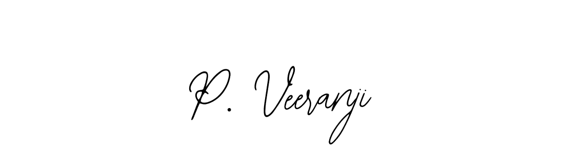 Make a beautiful signature design for name P. Veeranji. With this signature (Bearetta-2O07w) style, you can create a handwritten signature for free. P. Veeranji signature style 12 images and pictures png