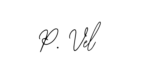 Create a beautiful signature design for name P. Vel. With this signature (Bearetta-2O07w) fonts, you can make a handwritten signature for free. P. Vel signature style 12 images and pictures png