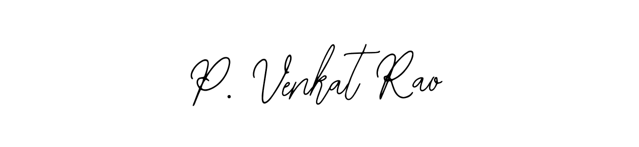 The best way (Bearetta-2O07w) to make a short signature is to pick only two or three words in your name. The name P. Venkat Rao include a total of six letters. For converting this name. P. Venkat Rao signature style 12 images and pictures png