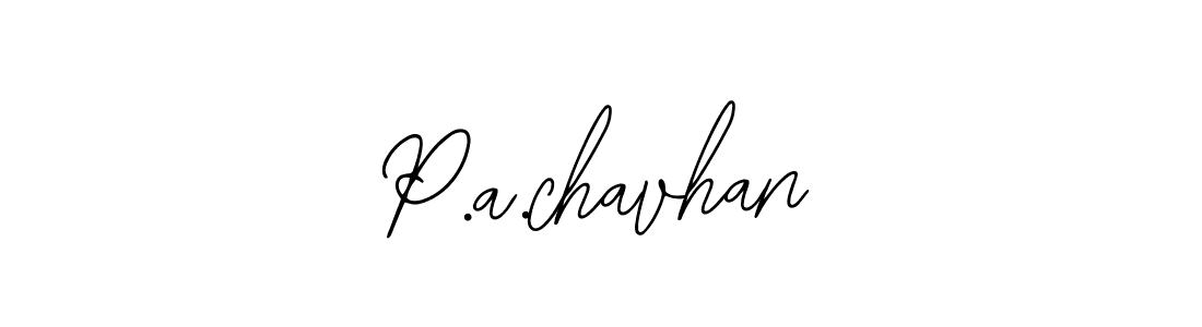 Design your own signature with our free online signature maker. With this signature software, you can create a handwritten (Bearetta-2O07w) signature for name P.a.chavhan. P.a.chavhan signature style 12 images and pictures png