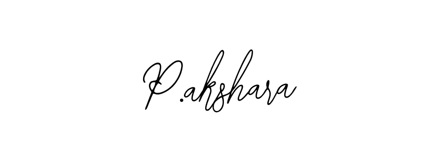 Make a beautiful signature design for name P.akshara. With this signature (Bearetta-2O07w) style, you can create a handwritten signature for free. P.akshara signature style 12 images and pictures png