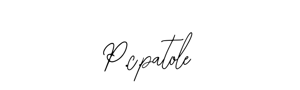 It looks lik you need a new signature style for name P.c.patole. Design unique handwritten (Bearetta-2O07w) signature with our free signature maker in just a few clicks. P.c.patole signature style 12 images and pictures png