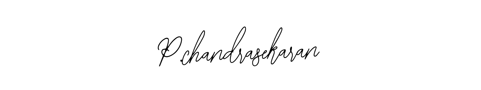 Design your own signature with our free online signature maker. With this signature software, you can create a handwritten (Bearetta-2O07w) signature for name P.chandrasekaran. P.chandrasekaran signature style 12 images and pictures png