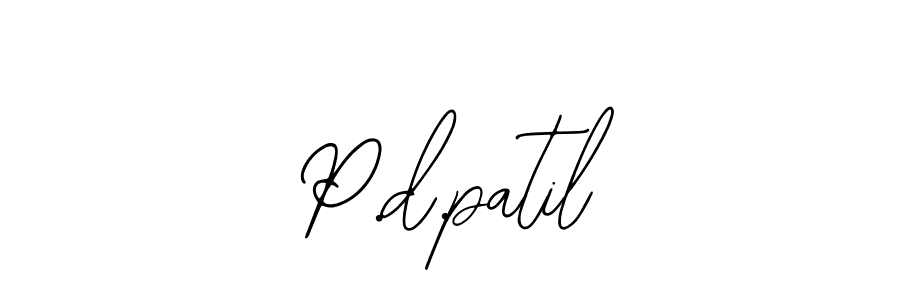 Also we have P.d.patil name is the best signature style. Create professional handwritten signature collection using Bearetta-2O07w autograph style. P.d.patil signature style 12 images and pictures png