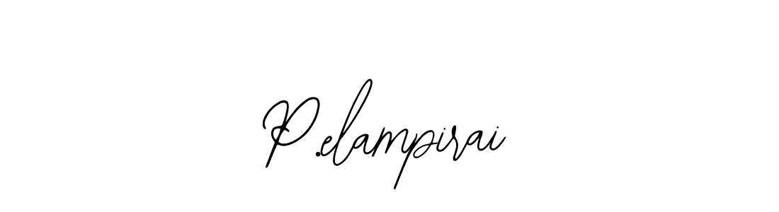 Use a signature maker to create a handwritten signature online. With this signature software, you can design (Bearetta-2O07w) your own signature for name P.elampirai. P.elampirai signature style 12 images and pictures png