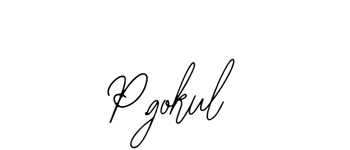 Similarly Bearetta-2O07w is the best handwritten signature design. Signature creator online .You can use it as an online autograph creator for name P.gokul. P.gokul signature style 12 images and pictures png