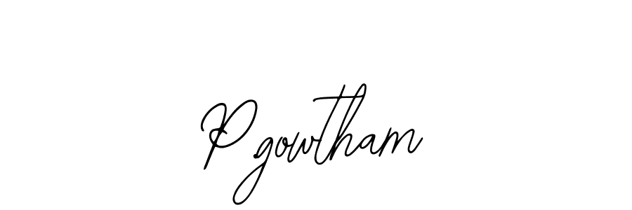 See photos of P.gowtham official signature by Spectra . Check more albums & portfolios. Read reviews & check more about Bearetta-2O07w font. P.gowtham signature style 12 images and pictures png