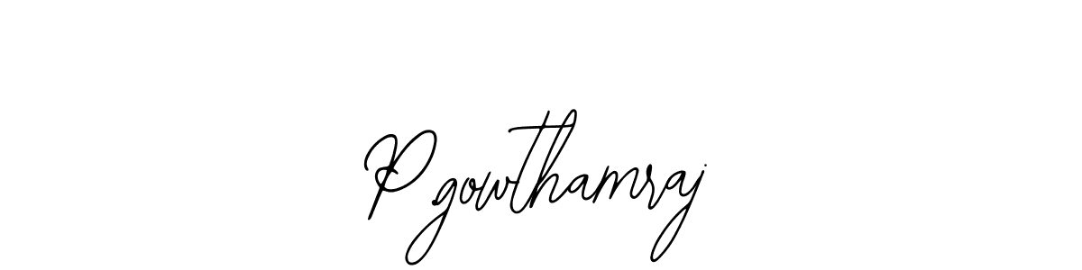 Also You can easily find your signature by using the search form. We will create P.gowthamraj name handwritten signature images for you free of cost using Bearetta-2O07w sign style. P.gowthamraj signature style 12 images and pictures png