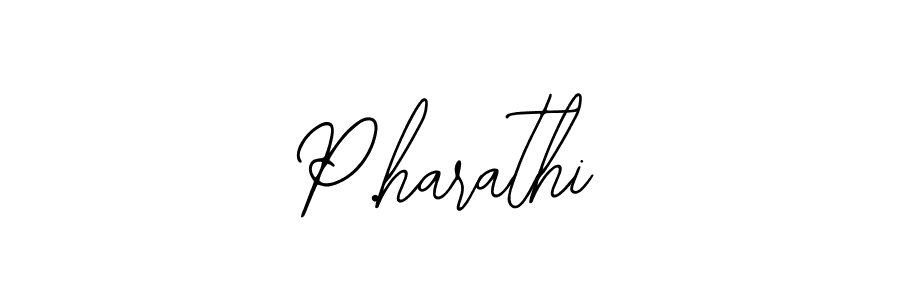 if you are searching for the best signature style for your name P.harathi. so please give up your signature search. here we have designed multiple signature styles  using Bearetta-2O07w. P.harathi signature style 12 images and pictures png