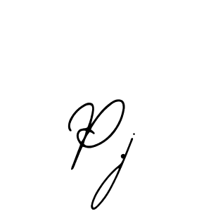P.j stylish signature style. Best Handwritten Sign (Bearetta-2O07w) for my name. Handwritten Signature Collection Ideas for my name P.j. P.j signature style 12 images and pictures png