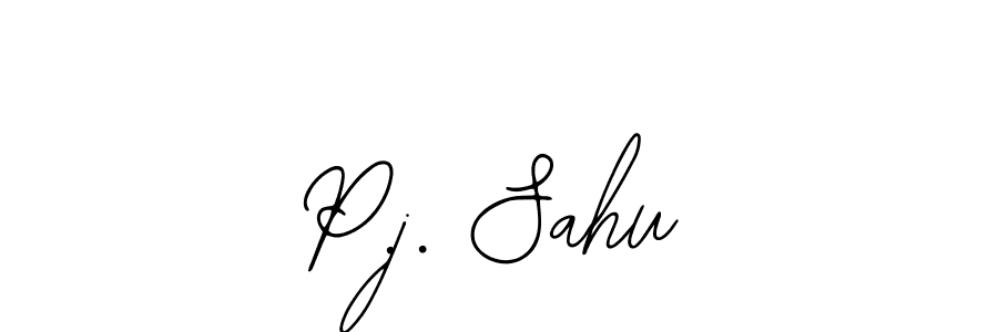 Similarly Bearetta-2O07w is the best handwritten signature design. Signature creator online .You can use it as an online autograph creator for name P.j. Sahu. P.j. Sahu signature style 12 images and pictures png