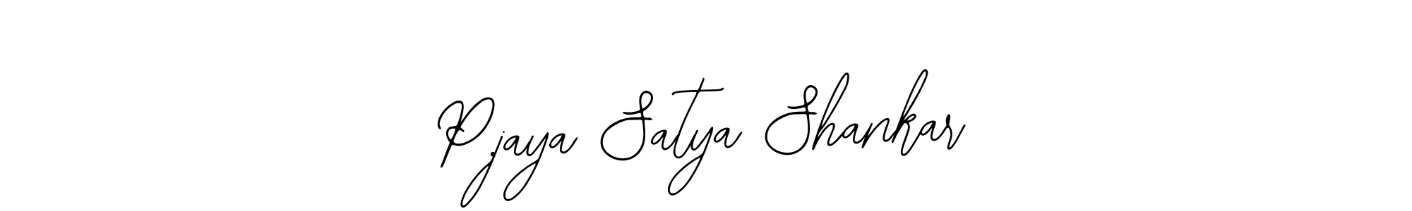 Similarly Bearetta-2O07w is the best handwritten signature design. Signature creator online .You can use it as an online autograph creator for name P.jaya Satya Shankar. P.jaya Satya Shankar signature style 12 images and pictures png