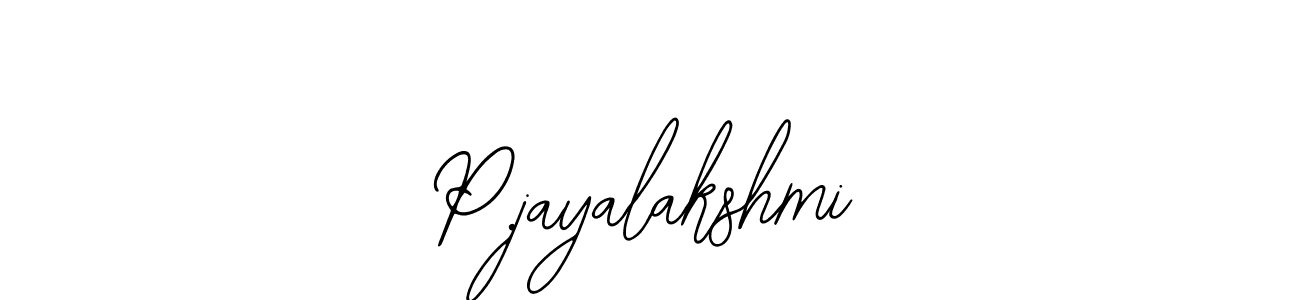 Best and Professional Signature Style for P.jayalakshmi. Bearetta-2O07w Best Signature Style Collection. P.jayalakshmi signature style 12 images and pictures png