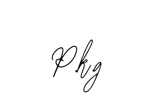 Create a beautiful signature design for name P.k.g. With this signature (Bearetta-2O07w) fonts, you can make a handwritten signature for free. P.k.g signature style 12 images and pictures png