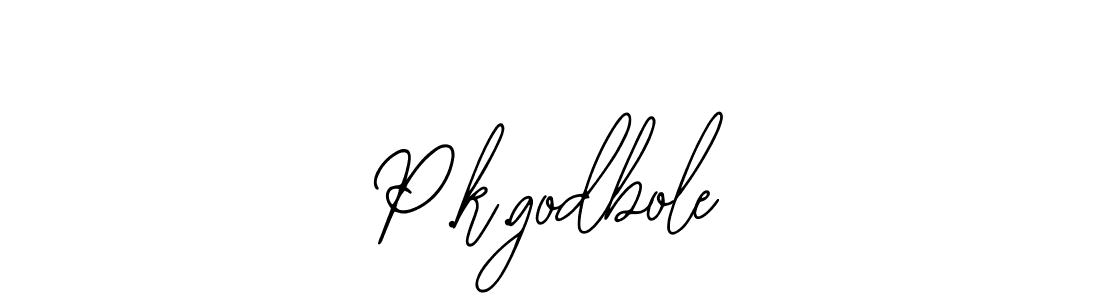 Create a beautiful signature design for name P.k.godbole. With this signature (Bearetta-2O07w) fonts, you can make a handwritten signature for free. P.k.godbole signature style 12 images and pictures png