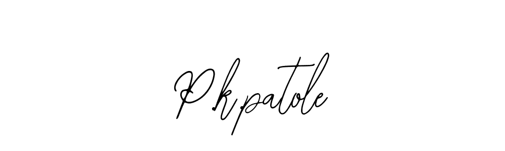 Also You can easily find your signature by using the search form. We will create P.k.patole name handwritten signature images for you free of cost using Bearetta-2O07w sign style. P.k.patole signature style 12 images and pictures png